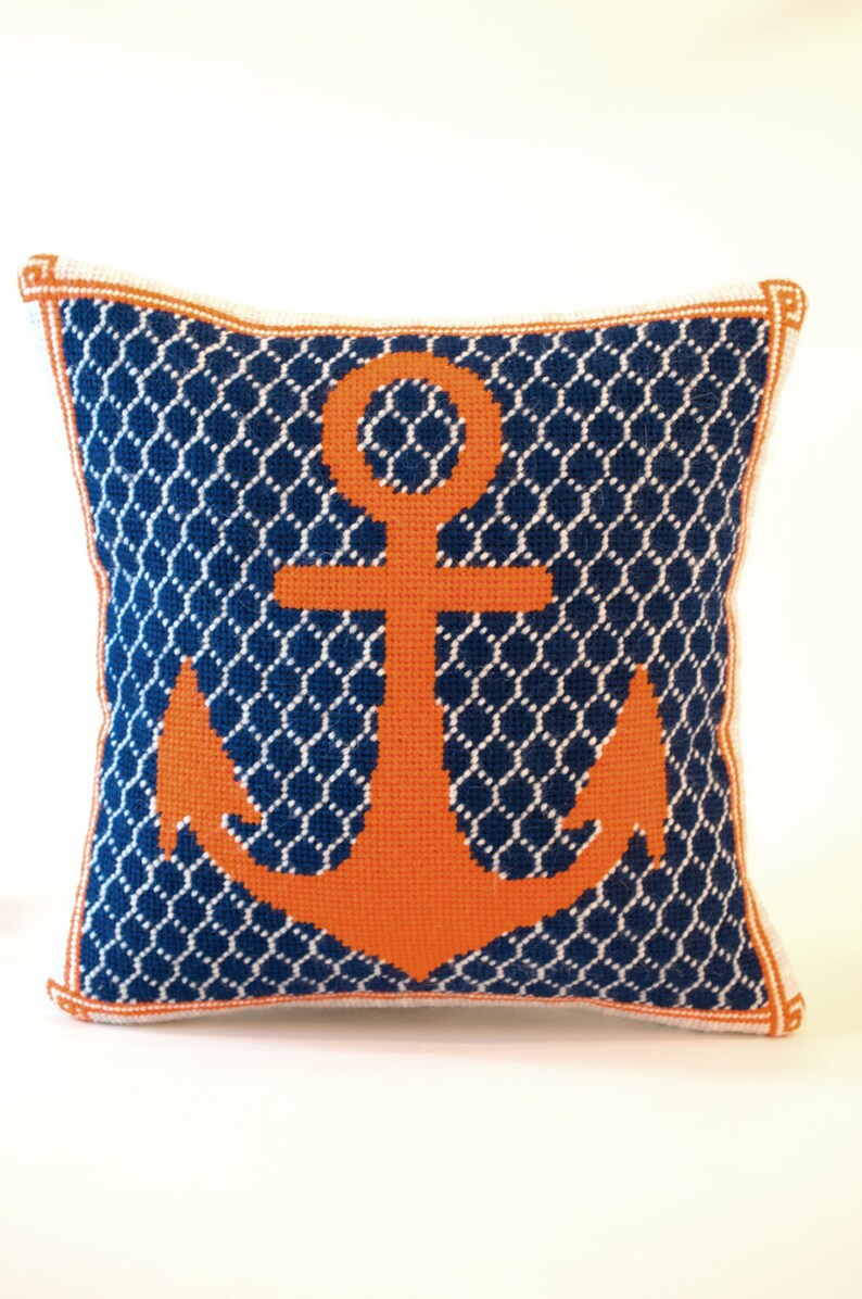 Anchor Needlepoint Kit With Stitch Painted Canvas Etsy