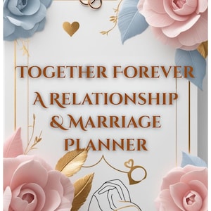 結婚・人間関係プランナー | カップル向け記入・印刷可能なPDF | 目標達成とコミュニケーション改善