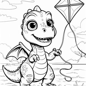Dinosaur Coloring Book for Kids | 53 Fun Pages | Cute Printable ...