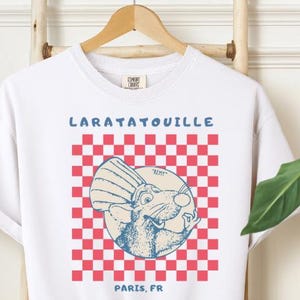 Vintage Ratatouille Shirt: Comfort Colors Remy Tee - Anyone Can Cook
