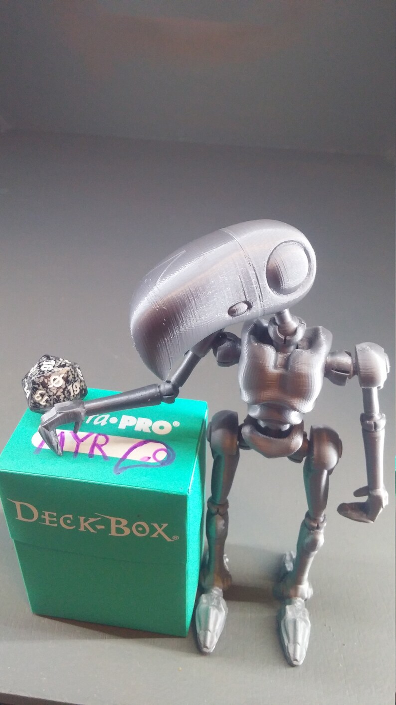 Myr Figure 3D printed Articulated Poseable MTG artifact | Etsy
