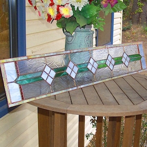 Stained Glass Transom or Sidelight - Victorian Sidelight / Transom
