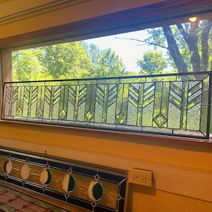 Stained Glass Transom - Wheat Transom