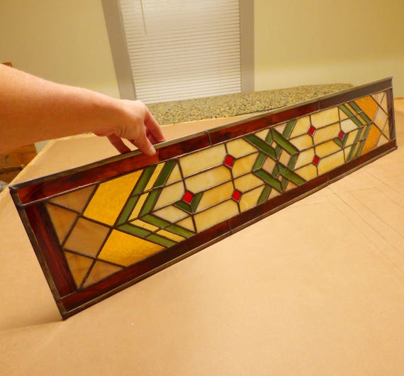 Custom Sidelight Stained Glass Panel Transom Custom Sidelight Stained Glass Panel, Stained Glass Window Sidelight Panels