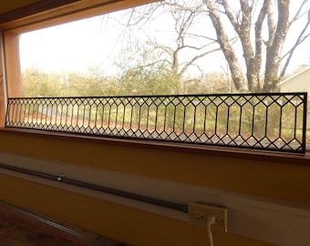 Stained Glass Panel - Trellis Transom 1&quot;