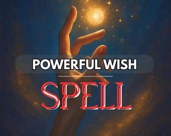 Poderoso Feitiço de Desejo: Ritual de Manifestação, Alinhamento Energético (Serviço Digital)