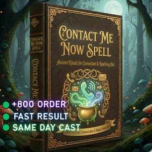 Contact Me Now Spell Instant Communication Attraction Ritual for Message Connection Clarity Energy Flow