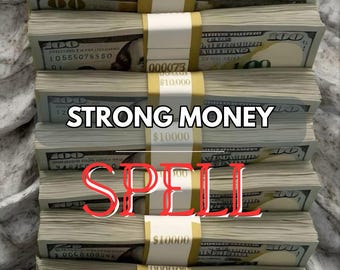 Strong Money Spell – Attract Wealth, Unexpected Cash & Financial Flow – Custom Abundance Ritual for Prosperity