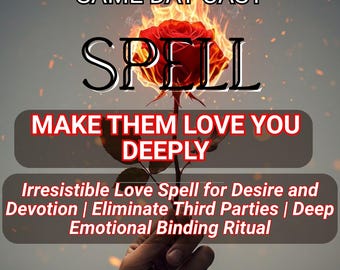 Make Them Love You Deeply | Remove Rivals | Obsession & Binding Love Spell for Lasting Desire, Deep Emotional Binding Ritual