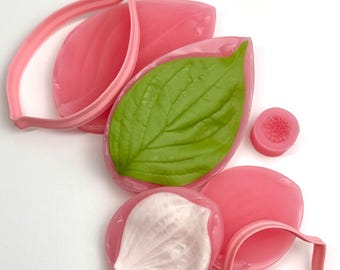 Hartriegel Silikon Veiner Set: Polymer Clay, Fondant Mold