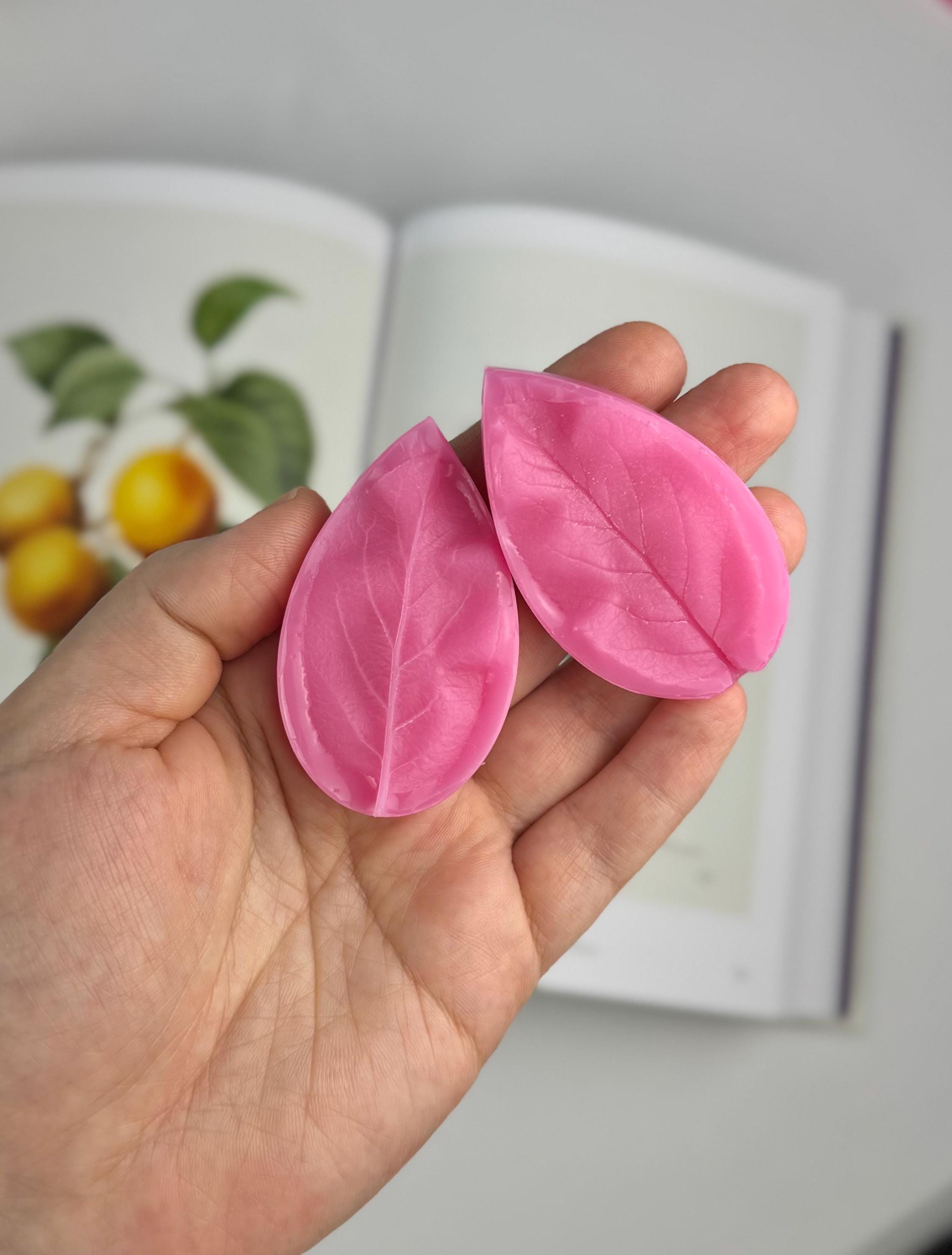 アップルブロッサムシリコンモールド：花びら＆葉脈 - Etsy 日本