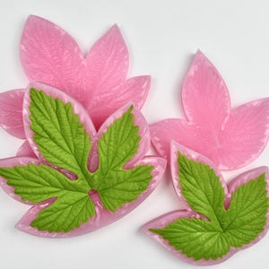 Hopfenblatt Silikon Veiner & Cutter Set - Polymer Clay, Zuckerblumen