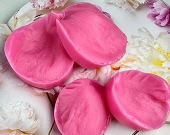 Peony Petal Silicone Veiners & Cutters Set – Tools for Polymer Clay Fondant Cold Porcelain, Wax