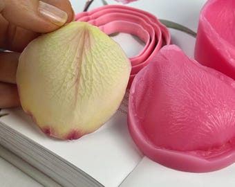 Silicone Rose Petal Veiner – Double-Sided for Sugar Flowers, Fondant, Polymer Clay, Cold Porcelain, Wax