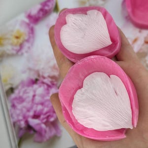 Peony Petal Veiners and Sepal Bract Mold Set Realistic Silicone Molds for Sugar Flowers Polymer Clay Cold Porcelain fondant cake home decor