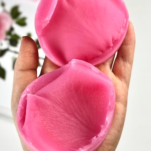 Große Rosenblüte Doppelseitig Veiner & 4 Ausstecher - Silikon für Fondant, Kaltporzellan, Polymer Clay, Wachs