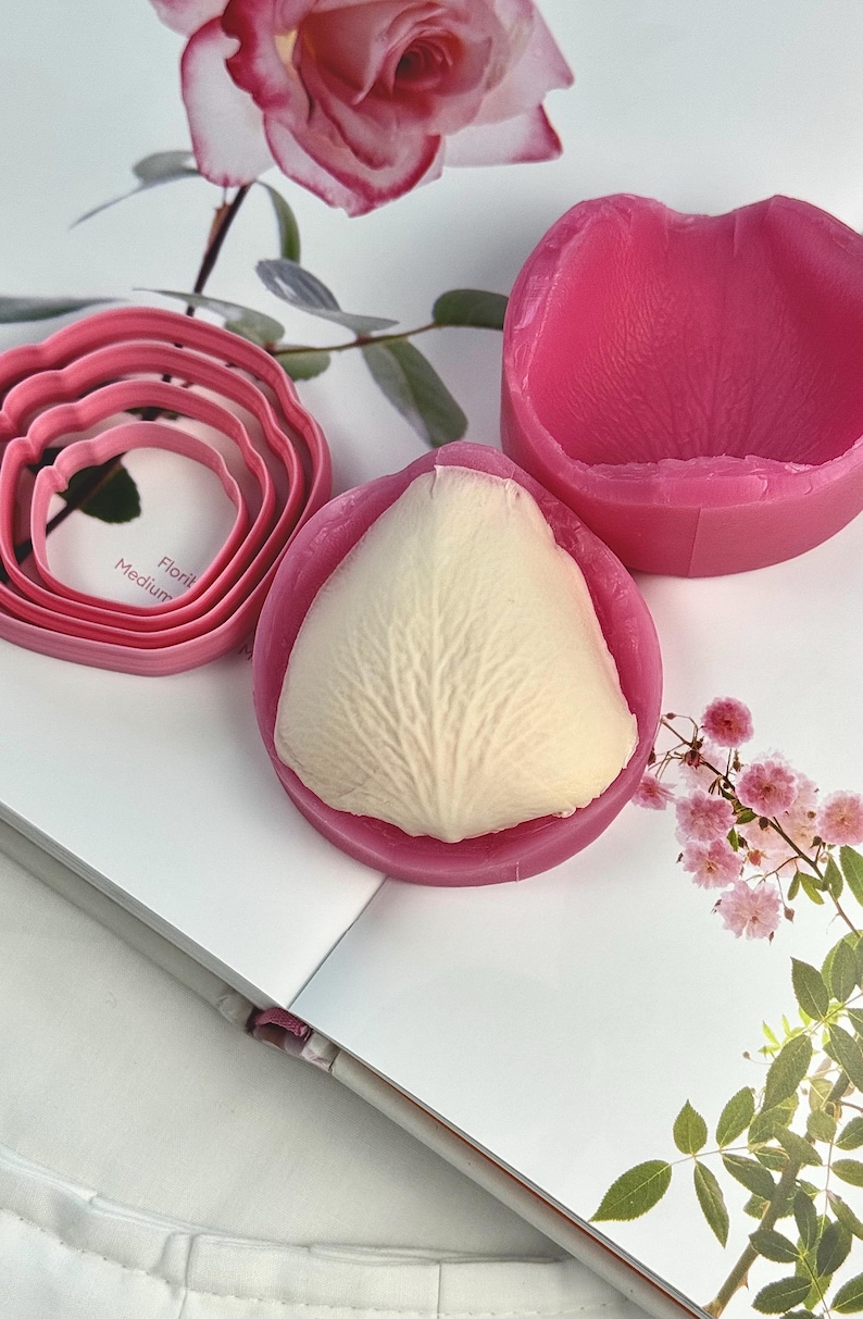 Stampo In Silicone Per Foglie Di Tulipano - Musykrafties - Per Pasta Di Zucchero, Fondant E Clay
