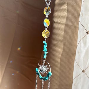 Suncatcher, Rainbow Maker, Dopamine Decor, Crystal Prism Sun Catcher, Light Catcher, Feng Shui Decor, Hanging Crystal Suncatcher, Handmade