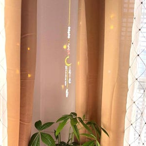 Suncatcher, Rainbow Maker, Dopamine Decor, Crystal Prism Sun Catcher, Light Catcher, Feng Shui Decor, Hanging Crystal Suncatcher, Handmade