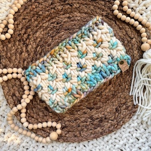 Luxury Knit Headband, 100% Merino Wool Earwarmer, Adult Size Knitted Headband, Handmade Gift
