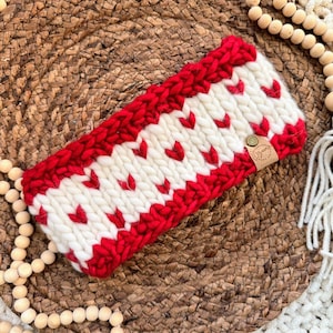 Luxury Knit Headband, 100% Merino Wool Earwarmer, Adult Size Knitted Headband, Handmade Gift