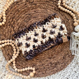 Luxury Knit Headband, 100% Merino Wool Earwarmer, Adult Size Knitted Headband, Handmade Gift