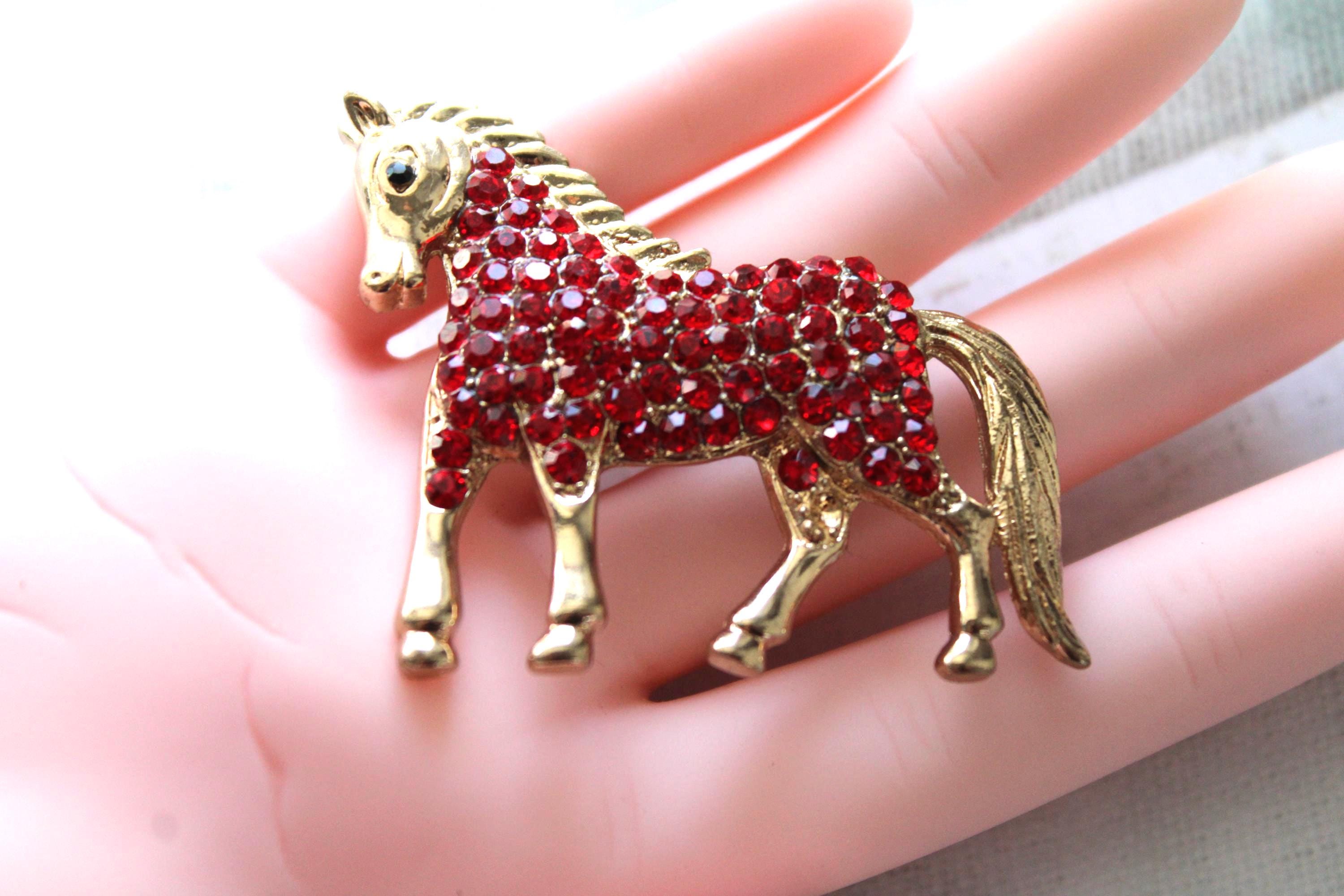 Handmade Pewter Saddle Brooch – Western Equestrian Jewelry, Horse Lover Gift - View #2