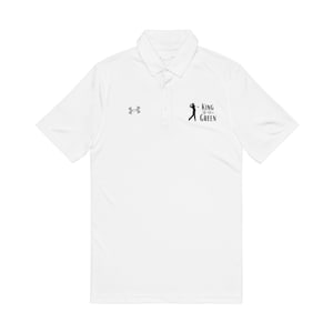 Polo Shirt, Golf Gift, King of the Green, Golfer Embroidered Top, Golfing Apparel, Men&#39;s Golf Attire, Golf Lover Present