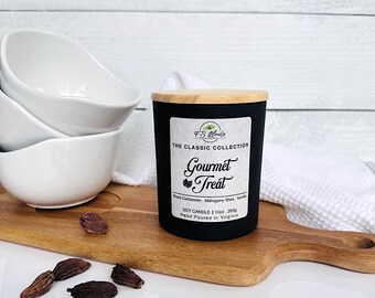 Gourmet Treat Candle by FS Blends – Soy Candle with Black Cardamom, Shea, Vanilla & Cream – Cozy Bakery Kitchen Scent, fsblends