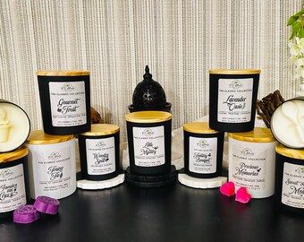 FS Blends Soy Candles – Handcrafted in Virginia – 10 Unique Scents Including Gourmet Treat, Lavender Oasis, First Love, Oud, Vanilla & More