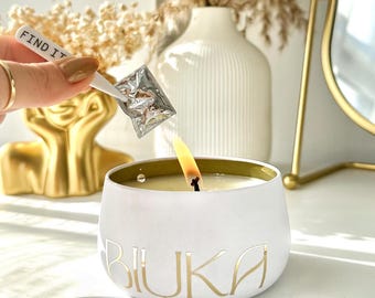 Surprise Jewellery Candle | Handmade Luxury Gift Set | Personalised  Scented Vegan Unique Gift