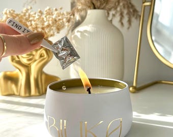 Jewel Hidden in a Candle Personalised 925 Sterling Custom Birthday Surprise Gift Jewellery  High Quality Bride to be Girlfriend Mom Friend