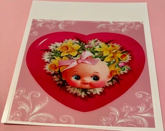 Kewpie flowers Jumbo sticker