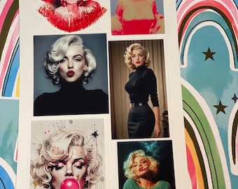 Marilyn Monroe Sticker Sheet