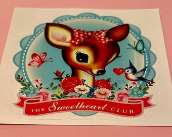 The sweetheart club   Jumbo sticker