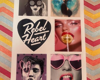 Rebel Heart Sticker Sheet