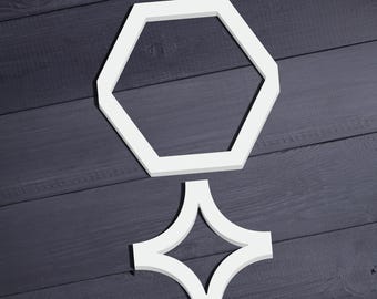 Small Alexander Wall Panel | 3D Geometric Accent Wall | Eco-Friendly MDF & PVC