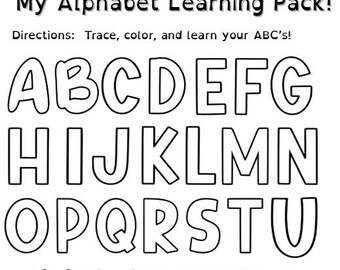 Alphabet Learning Worksheets N–Z – Printable PDF Tracing, Coloring & Reading for Preschool