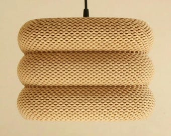 3D Printed Cube Lampshade | Geometric Pendant Shade | Ceiling Light | Eco PLA