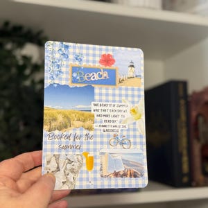 Sommer Strand Kindle druckbare klare Hülle einfügen Kindle ästhetischen digitalen Download Bookish Zubehör Buch-Liebhaber-Geschenke für Leser