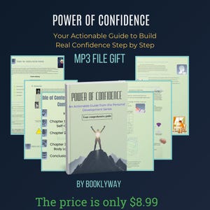 Self-Confidence Guide: Daily Exercises & Growth Mindset Tools (Digital Ebook)