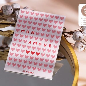 My Love I Love You Card. Birthday, Valentine's Day, Christmas card for all occasions for your lover.