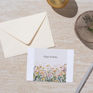 "Happy Birthday Card - DIGITAL Download - Druckbare Geburtstagskarte 5 von 7 "- Druckbare Happy Birthday Karte - druckbare Karte - sofort download."
