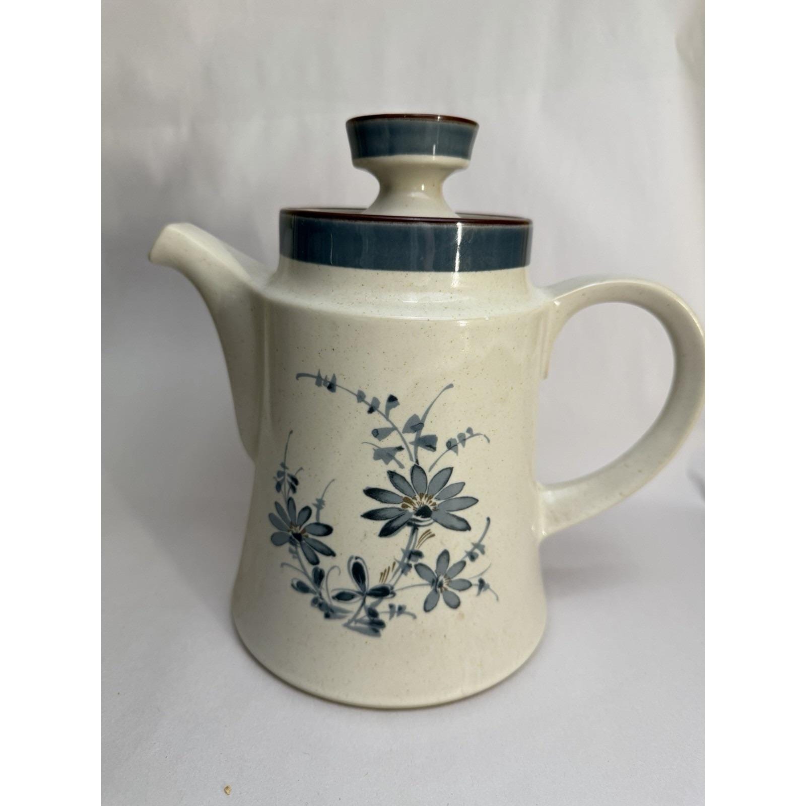 Noritake Blue Teapot - Etsy