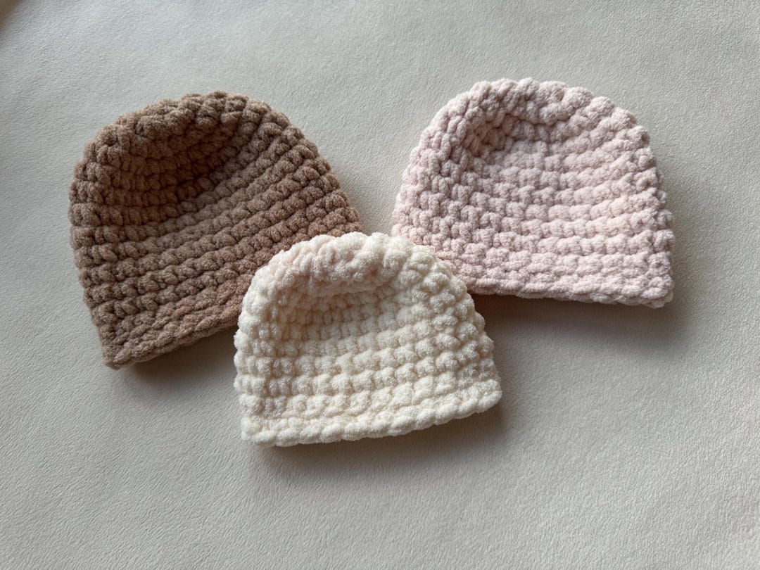 Crochet Baby Hat PDF Pattern | Newborn to 12 Months Beanie Pattern ...