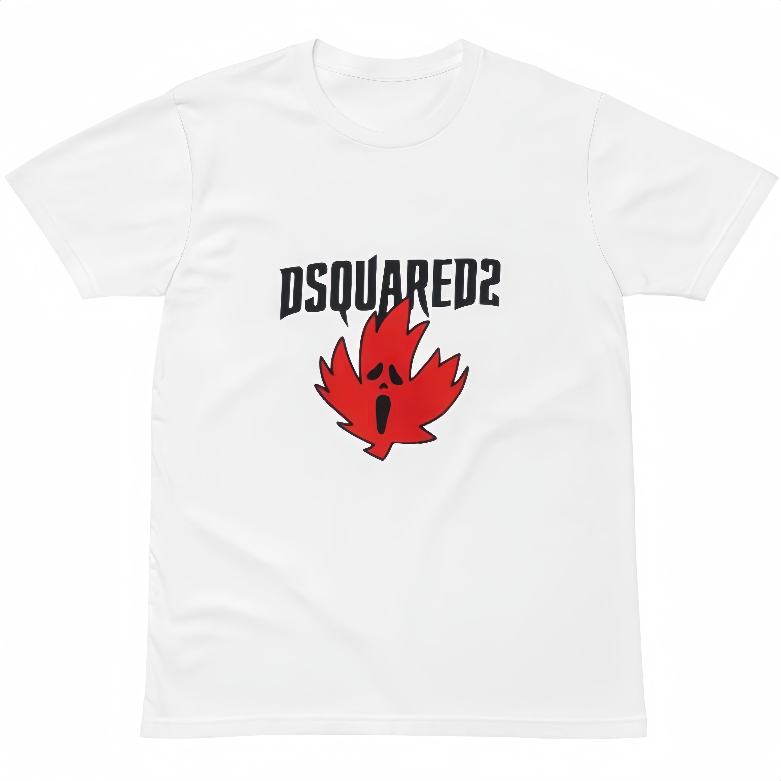 D SQUARED2::Tシャツ:M[RESALE] Dsquared2 T Shirt (Authentic) Blue With Red Print. BNWT Size