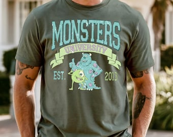 Disney Monsters University T-Shirt, Mike Wazowski And James Sullivan Tee, Disneyland Vacation Trip Hoodie, Magic Kingdom Trip Tee