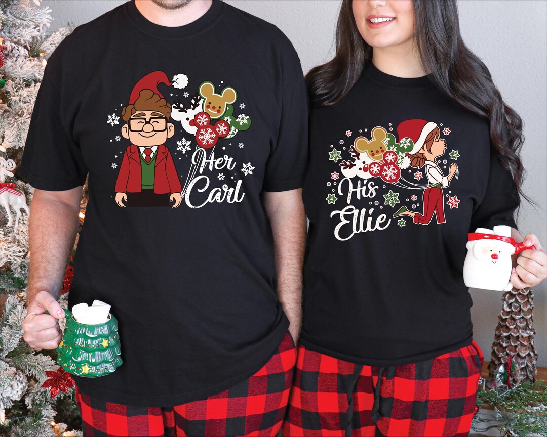 Christmas His Ellie Her Carl T-shirt, Pixar up Sweatshirt, Couple ...