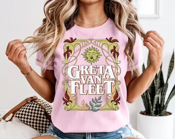 Floral Greta Van Fleet Band Shirt, Retro Music Rock Band Tee, Stratcher World Tour Hoodie, The Kiszka Brothers Sweatshirt, Danny Wagner Tee