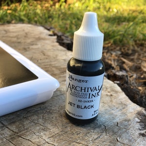 Re Inker for Ink Pad .5 oz - different color options available